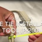 Plas-Ties P-200 Cable Tie Tool Video